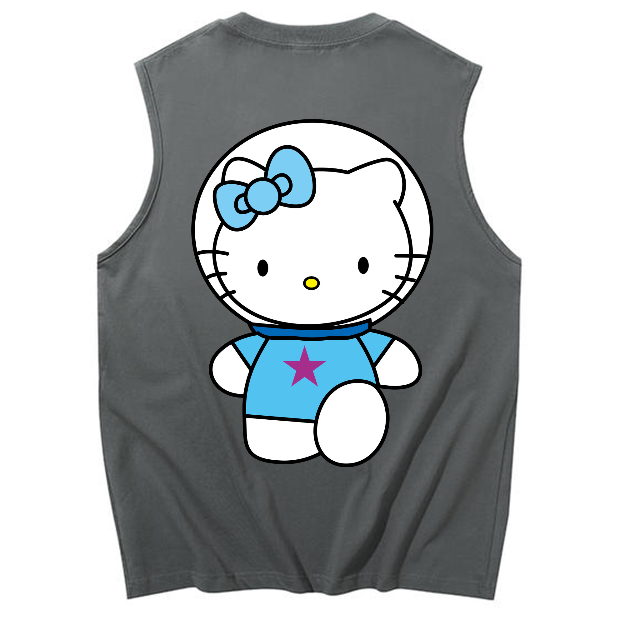 （画像用） Hello Kitty ハローキティ コットン100％タンクトップ（背面プリント）